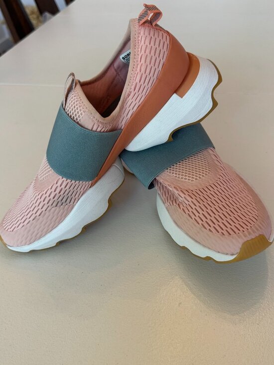 Sorel Shoes - Sorel Kinetic Impact II Strap NL4698-890 Women's Size 10 Shoes Pink Gray Sneaker